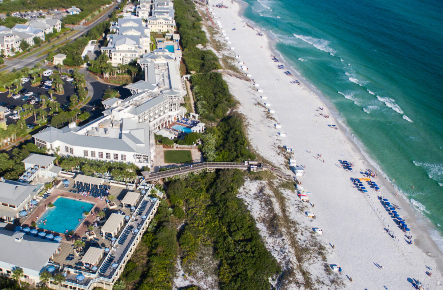 Seacrest each Florida swimming pool with beach views